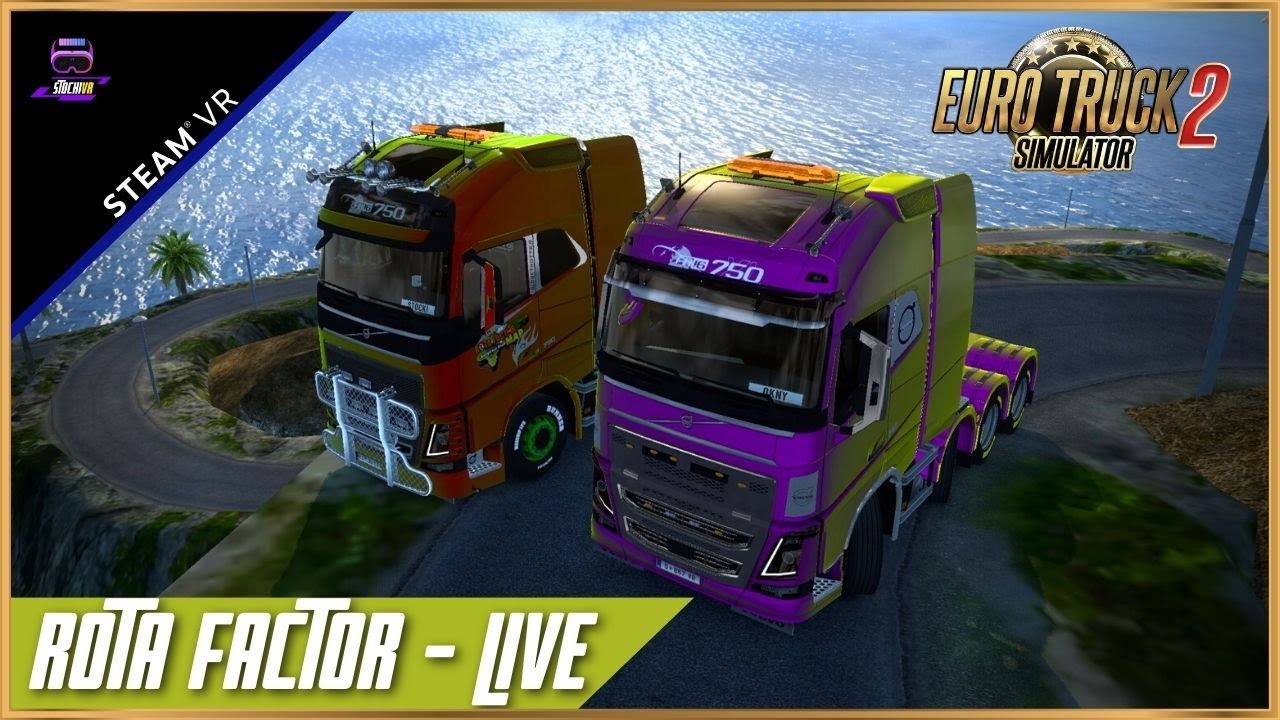 Stocki VR - Dangerous Roads // EURO TRUCK SIMULATOR 2 VR // Rota Factor Map ️️#ets2vr - LIVE