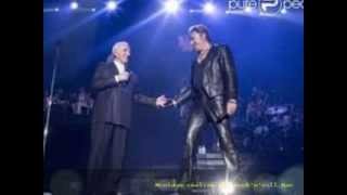 Johnny Hallyday & Charles Aznavour - Sur ma vie