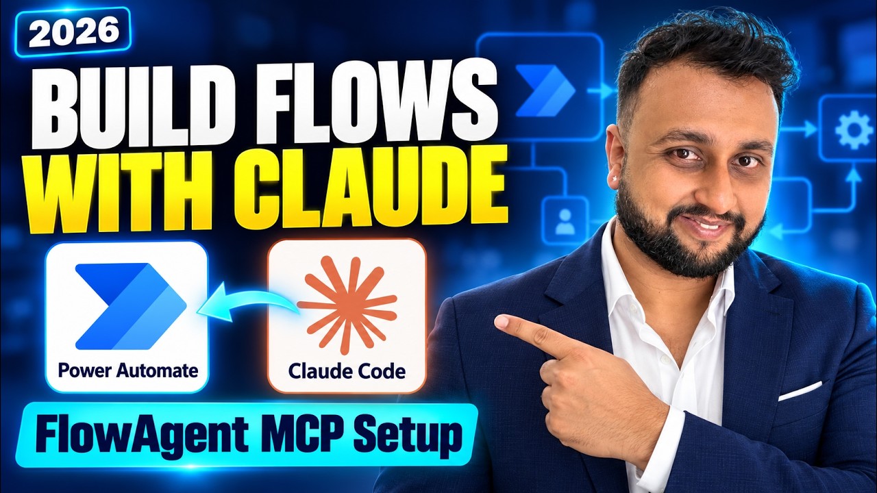 Build Power Automate Flows with Claude Code | FlowAgent MCP Setup 2026
