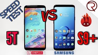 Samsung Galaxy S9+ VS OnePlus 5T SPEED TEST - Snapdragon 845 VS 835