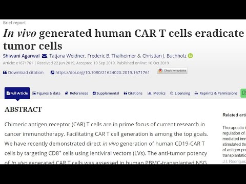 In vivo CAR T-cell therapy explained!