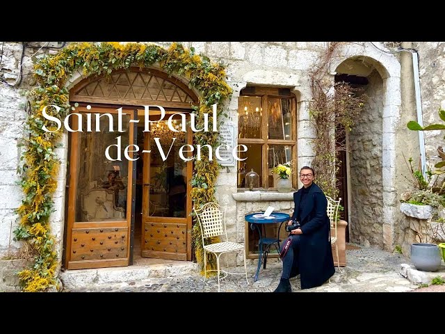 Travel vlog - Walk in Saint-Paul-de-Vence, What to visit around Nice, French Riviera, Beautiful French Village