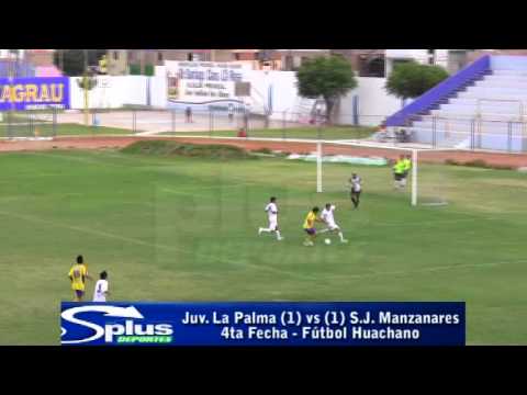 JUV. LA PALMA (1) vs (1) MANZANARES - 4ta Fecha - FÚTBOL HUACHANO 2014.