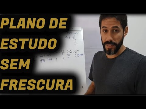 CONCURSO EBSERH 2019 - PLANO DE ESTUDO SEM FRESCURA