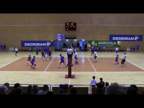 VOLEI (m), Divizia A1: Știința Bacău - Steaua Bucuresti 0:3 (-16, -23, -17)