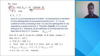 proof of fundamental theorem of galois theory
