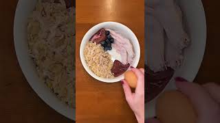 My dog’s raw diet! 🥩🦴🐕 #shorts