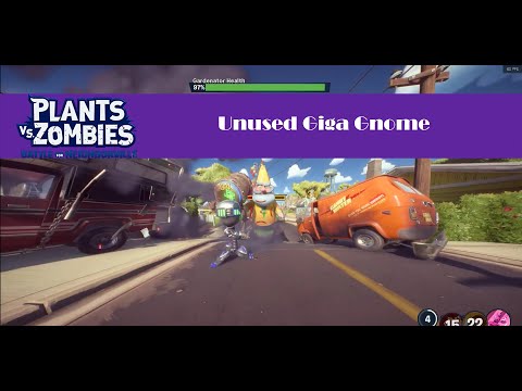 Plants vs  Zombies  Battle for Neighborville Giga Gnome unused