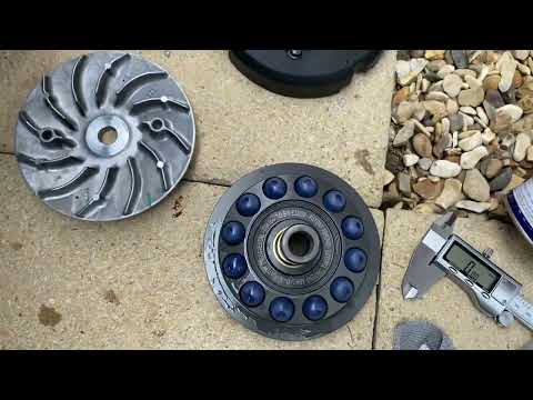 J. Costa Pro Variator, installiert auf einem 2022 Honda Forza 125. Tolles Leistungsupgrade.