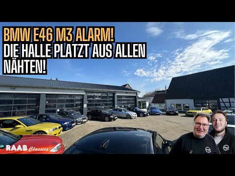 BMW E46 M3 ALARM 🚨 - Our hall is bursting at the seams!