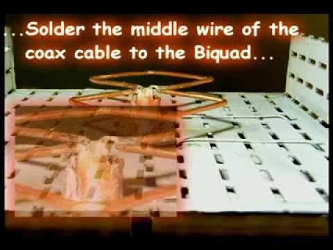 Building a Wireless Internet Receiver with a Biquad Antenna