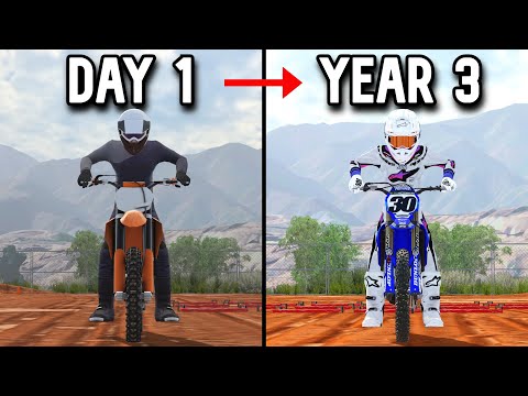 I PLAYED MX BIKES FOR 3 YEARS, THIS IS MY PROGRESS.