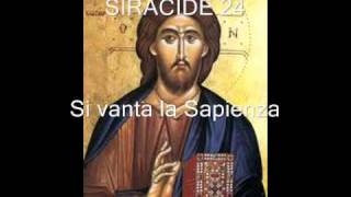 SIRACIDE 24 Si vanta la Sapienza