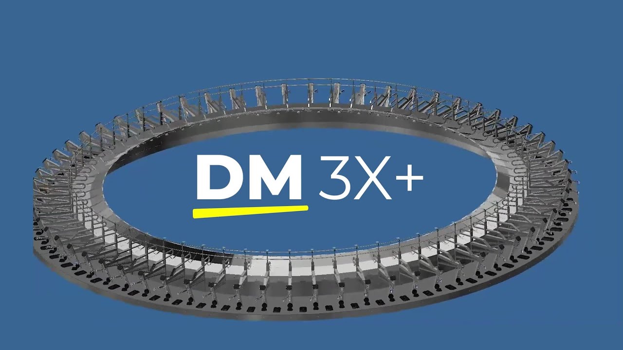 Новый доильный зал карусель DM3X+ от DairyMaster
