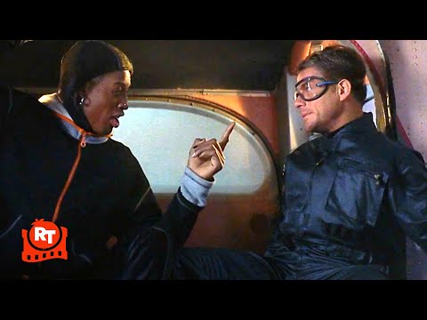 Double Team (1997) - A Basketball Parachute? Now That's What I Call Hang Time! Scene | Movieclips