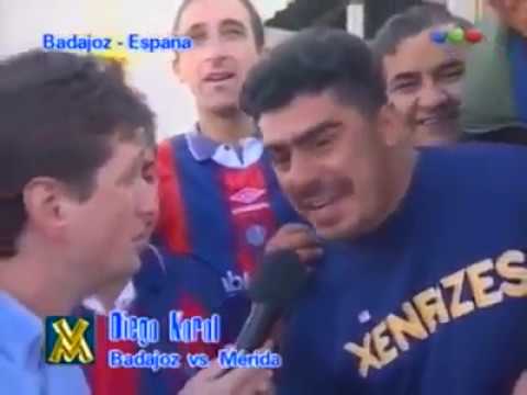 Chiqui Tapia ¿Bostero? con  Korol 1998 Badajoz, españa