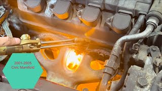 2001-2005 Honda Civic Exhaust Manifold Replacement (The issues you may encounter)