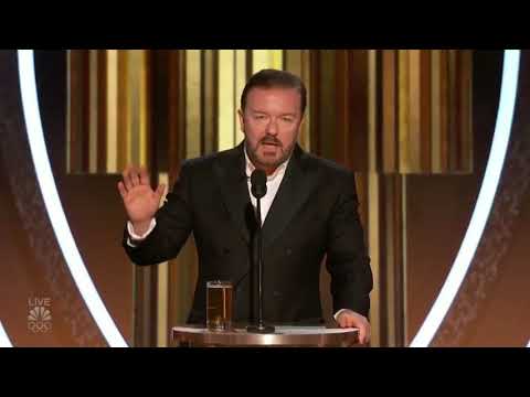 #Miss This #Yet?  #Ricky #Gervais #ROASTS #Arrogant #Hollywood #Actors at #Golden #Globes 💥💥❤🤯🤣🤣