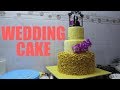 Updated Cara membuat wedding cake hiasan fondant dummy dan bunga palsu wedding cake 3 tingkat, viral!