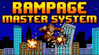 Giant Monsters Destroy Everything in the Master System Rampage