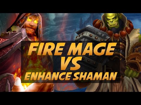 Fire Mage vs. Enhancement Shaman Duels - Legion PvP