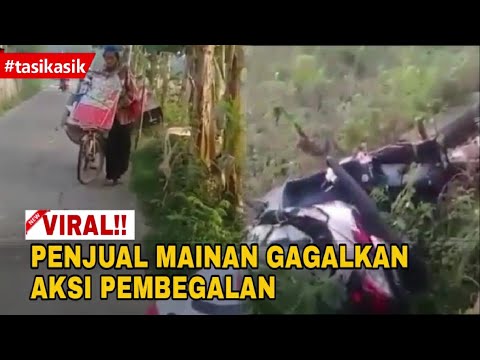 , title : 'Penjual Mainan Bersepeda Gagalkan Aksi Pembegalan, Viral di Media Sosial! | #TASIKASIK'