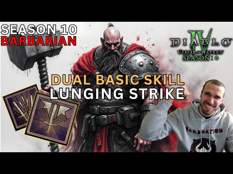 INSANE Dual Basic Skill Barbarian Build Guide For Diablo 4 Season 10!
