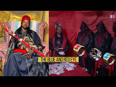 The blue eye & red eye rings | International Spiritual Society | King Gariba