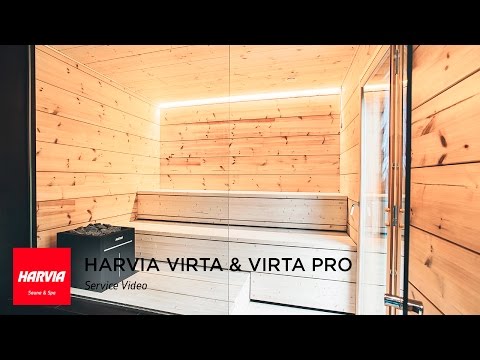 Elektrinė pirties krosnelė - HARVIA Virta Combi HL110SA 11 kW video