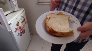 Tostçu Erol bile bunu yapamadı Mikrodalga fırında tost yapıyoruz