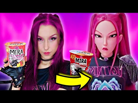 A DAY AS MIRA FROM KPOP DEMON HUNTERS!🖤💜