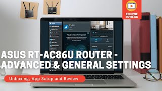 Asus RT-AC86U AC2900 WiFi 5 Gaming Router - Advanced and General Settings (802.11AC)