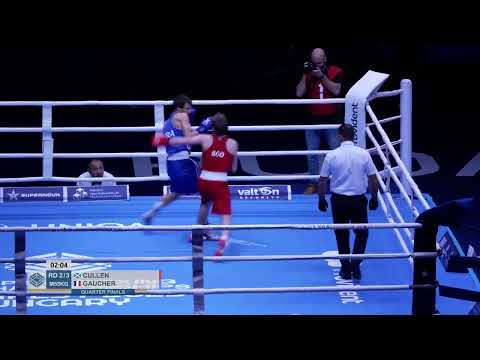 Aaron Cullen (SCO) vs. Izaya Gaucher (FRA) European U23 Championships 2025 QF's (55kg)