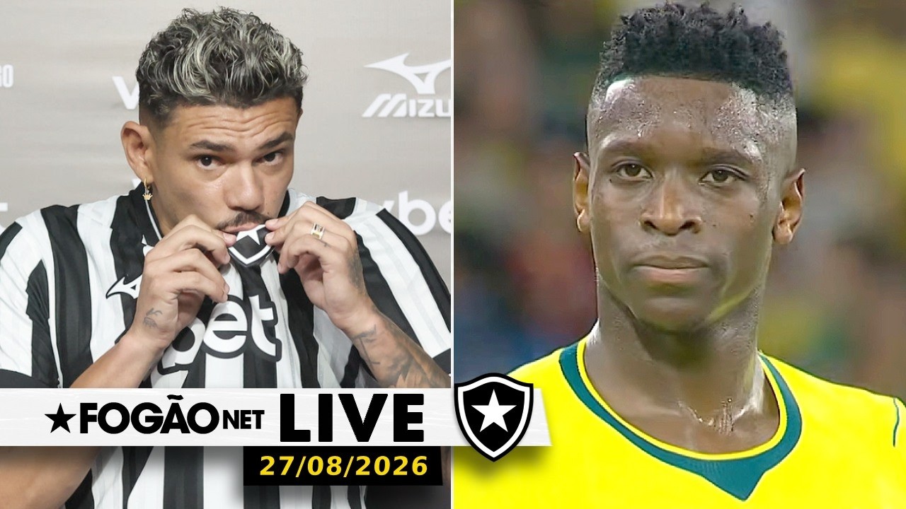 LIVE | Botafogo sonha com retorno de Luiz Henrique; Tiquinho Soares é apresentado