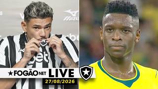 FOGÃONET LIVE: BOTAFOGO SONHA COM RETORNO DE LUIZ HENRIQUE / TIQUINHO SOARES É APRESENTADO