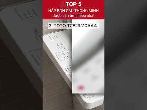 Những mẫu nắp bồn cầu thông minh được sử dụng nhiều nhất