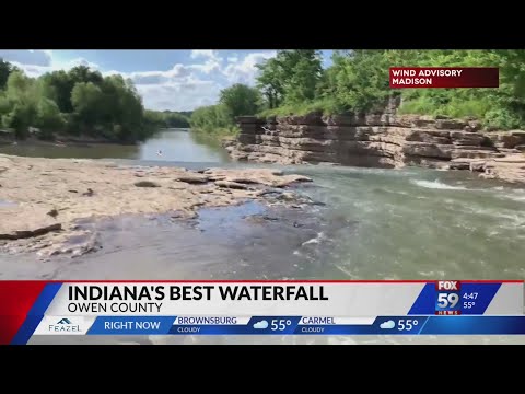 カタラクト滝がインディアナ州最高の滝に選ばれる
