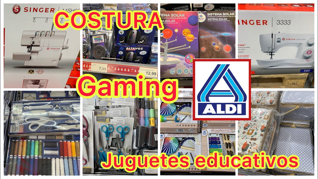 Watch ALDI BAZAR ❤️🛒 COSTURA, MAQUINAS COSER SINGER. GAMING, JUEGOS EDUCATIVOS …@Amunaysuscosas Now ALDI BAZAR ❤️🛒 COSTURA, MAQUINAS COSER SINGER. GAMING, JUEGOS EDUCATIVOS …@Amunaysuscosas