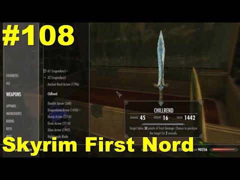 Skyrim First Nord All Skills Master on Legendary Difficulty 108