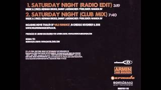 Armin van Buuren VS Herman Brood, Saturday Night 2006 ( Single )