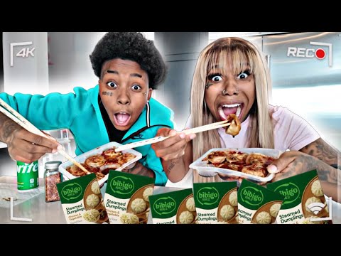 100 DUMPLING EATING CONTEST 😱