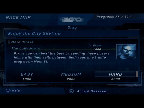 Need For Speed Underground (PS2) - Part #80 // Enjoy The City Skyline