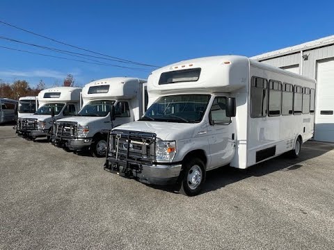 2018 Ford E450 24 Passenger ADA Shuttle Bus For Sale at BusesForSale.com Bus 206