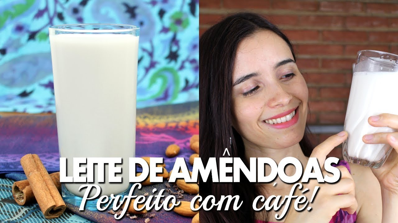 Watch Now Leite de amêndoas cremoso | O LEITE MAIS GOSTOSO! Perfeito com CAFÉ Leite de amêndoas cremoso | O LEITE MAIS GOSTOSO! Perfeito com CAFÉ