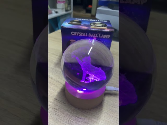 Vídeo relacionado con Auting Cadena de luces de bolas de cristal decorativas, 2 m, bolas de cristal, cadena de luces con 20 luces LED, batería con temporizador, decoración para interiores, Navidad, San Valentín, dormitorio