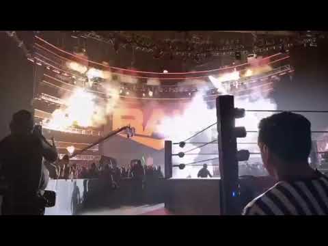 WWE Raw 2020 Pyro
