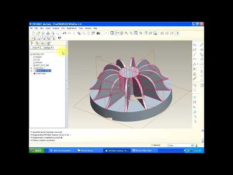how to create rib in proe?