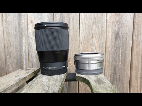 Sigma 16mm f/1.4 vs. Sony 16-50mm Kit Lens Comparison