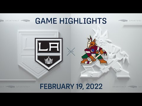 NHL Highlights | Kings vs. Coyotes - Feb. 19, 2022