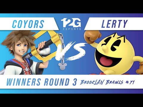 BrookLAN Brawls 71 - Coyors (Sora) v. Lerty (Pac Man) - Winners Round 3